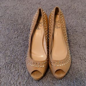 Tan/Brown Platform Heels
